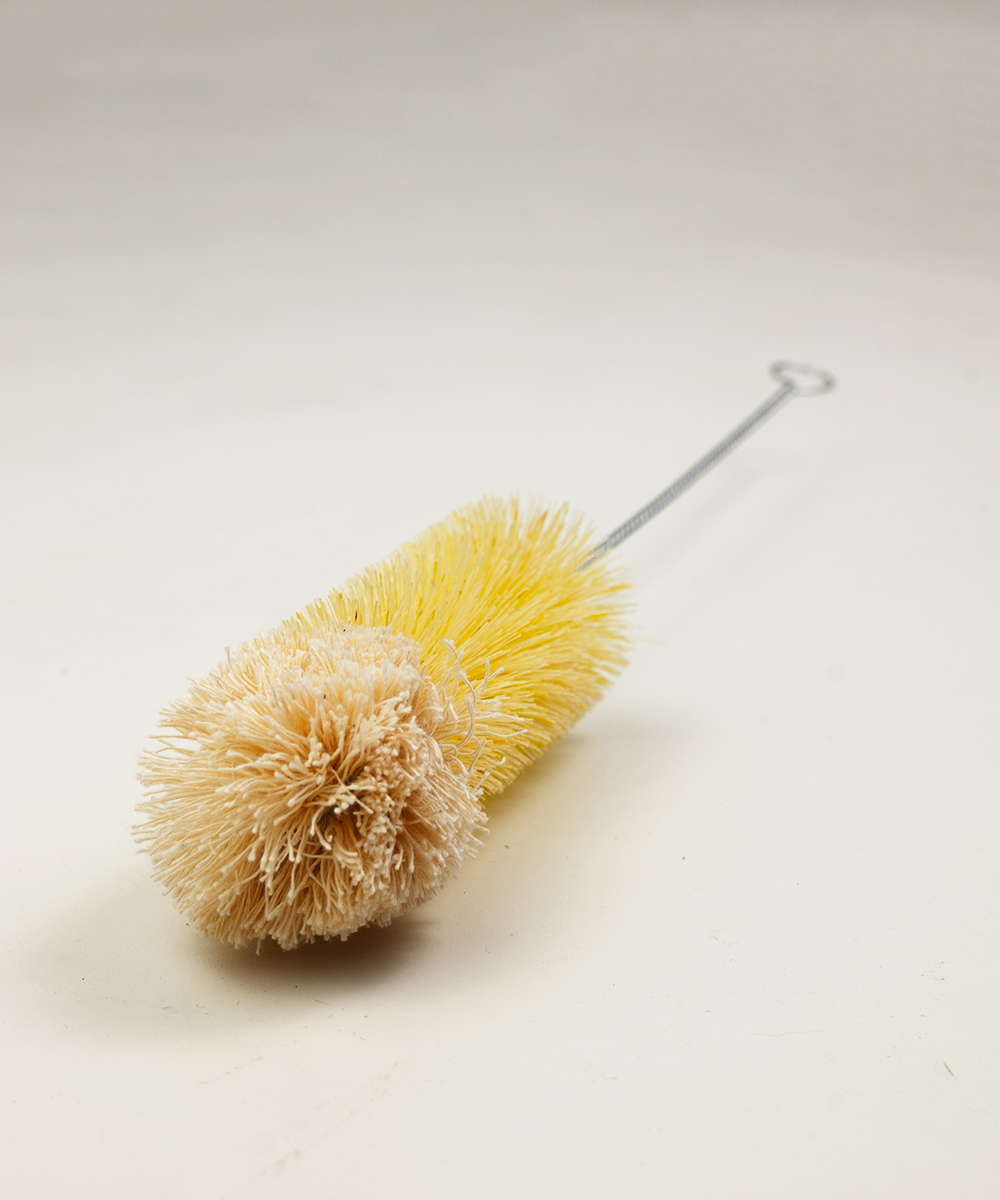 Natural by Hillbrush Bottle Brush – 50mm Diameter (Tampico & Cotton)